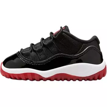 Кроссовки Air Jordan 11 Retro Low TD Bred 2025 Baby, черные, белые, Varsity-красные FV5120-006 22