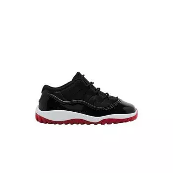 Кроссовки Air Jordan 11 Retro Low TD Bred 2025 Baby, черные, белые, Varsity-красные FV5120-006 22