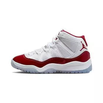 Кроссовки Air Jordan 11 Retro PS Cherry Kids Белый Черный Varsity-Red 378039-116 31