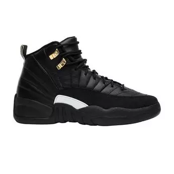 Кроссовки Air Jordan 12 Retro BG The Master Kids Черный Белый-Черный-Металлик-Золотой 153265-013
