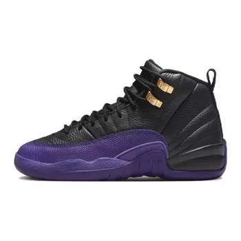 Кроссовки Air Jordan 12 Retro GS Field Purple Kids Black Metallic-Gold Taxi 153265-057 38