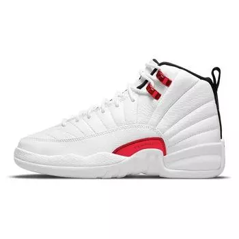 Кроссовки Air Jordan 12 Retro GS Twist Kids Белый Университет-Красный Черный 153265-106 36.5
