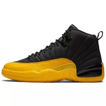 Кроссовки Air Jordan 12 Retro University Gold Мужские Черные 130690-070