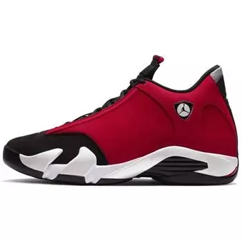 Кроссовки Air Jordan 14 Retro Gym Красные мужские черно-белые Off-White 487471-006