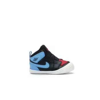 Кроссовки Air Jordan 1 Crib Bootie NC to Chi Baby Black Gym-Red White AT3745-046