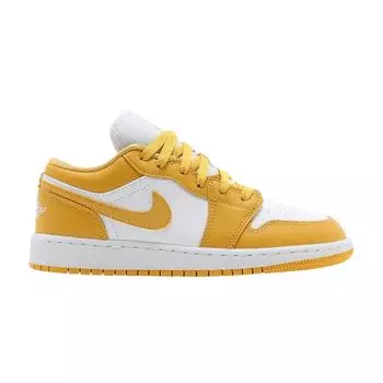 Кроссовки Air Jordan 1 GS Pollen Kids Желтый Белый 553560-171 36.5