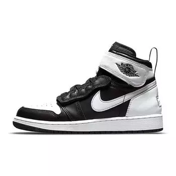 Кроссовки Air Jordan 1 High FlyEase GS черные белые детские DC7986-011 36.5