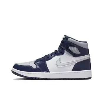 кроссовки Air Jordan 1 High Golf Midnight Navy Blue/White DQ0660-100