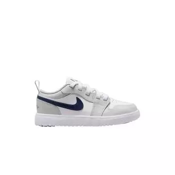 Кроссовки Air Jordan 1 Low ALT PS Georgetown Kids белые нейтрально-серые резиново-средне-коричневые DR9748-146 28