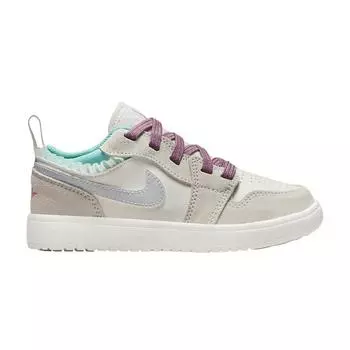 Кроссовки Air Jordan 1 Low Alt SE PS Sail Violet Dust Kids Cream Legend-Light-Brown Neutral-Grey FQ8093-100 29.5