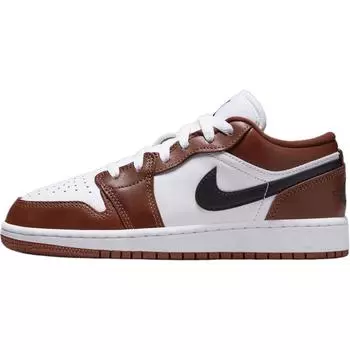 Кроссовки Air Jordan 1 Low GS Dark Pony Kids красные белые черные HF3188-102 35.5