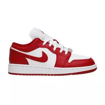 Кроссовки Air Jordan 1 Low GS Gym Красные Белые 553560-611