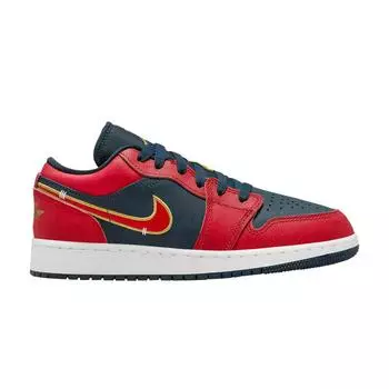 Кроссовки Air Jordan 1 Low GS Olympic Kids Red Armory-Navy Sport-Red FQ7380-400 36.5