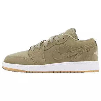 Кроссовки Air Jordan 1 Low GS Trooper Bleached Coral Kids коричневые белые 554723-216 40