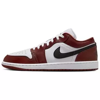 Кроссовки Air Jordan 1 Low SE Dark Pony Unisex красные белые черные HF3148-102 42.5