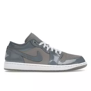Кроссовки Air Jordan 1 Low SE Patent Cool Grey Unisex Medium-Grey White HF3148-011 44