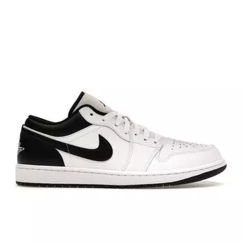 Кроссовки Air Jordan 1 Low White Черные мужские 553558-132 47.5