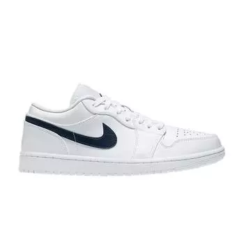 Кроссовки Air Jordan 1 Low White Obsidian Unisex 553558-114