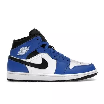Кроссовки Air Jordan 1 Mid Game Royal Unisex Синие Черные Белые DQ8426-402 45