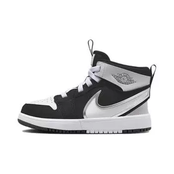 Кроссовки Air Jordan 1 Mid RM EasyOn PS черные белые детские FQ1282-001 35
