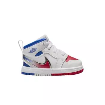 Кроссовки Air Jordan 1 Mid RM EasyOn TD White Racer Blue Red Baby Siren-Red FQ1283-100 25