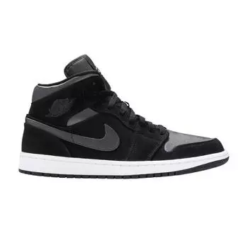 Кроссовки Air Jordan 1 Mid SE Nylon Black Grey 852542-012