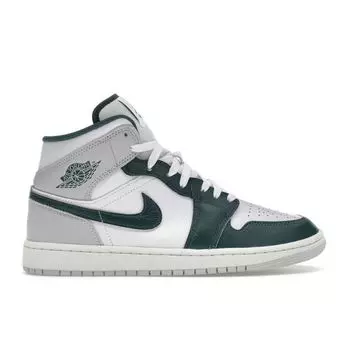 Кроссовки Air Jordan 1 Mid SE Oxidized Green Unisex White Sail Neutral-Grey FQ7720-103 44.5