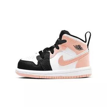 Кроссовки Air Jordan 1 Mid TD Crimson Tint Baby Pink White Black 640735-133 27