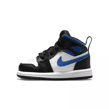 Кроссовки Air Jordan 1 Mid TD Game Royal Baby Black White Racer-Blue 640735-140 27