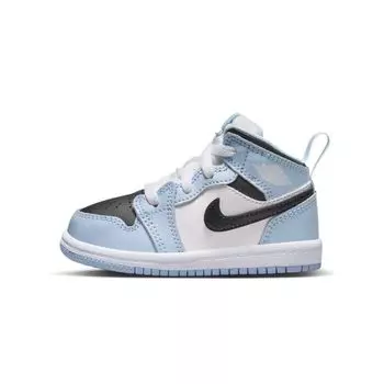 Кроссовки Air Jordan 1 Mid TD Ice Blue Baby Sail White Black 644507-401 26