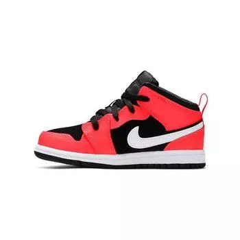 Кроссовки Air Jordan 1 Mid TD Infrared 23 Black White 640735-061 22
