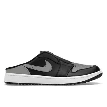 Кроссовки Air Jordan 1 Mule Golf Shadow Unisex, черные, средне-серые, белые FJ1214-003 41