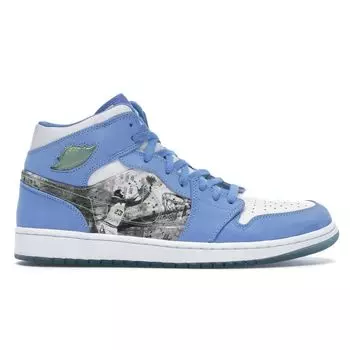 Кроссовки Air Jordan 1 Retro Alpha White University Синие мужские 316269-142