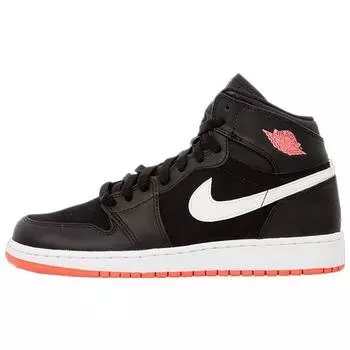 Кроссовки Air Jordan 1 Retro High GG Black Hot Lava Kids Белый 332148-028