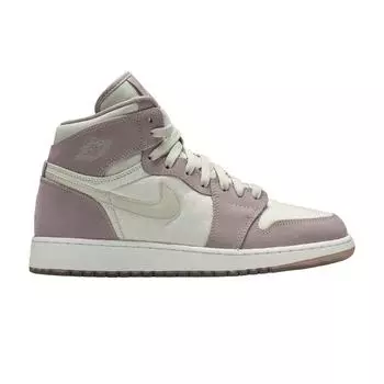 Детские кроссовки Air Jordan 1 Retro High GG Heiress Pink Light-Bone Light-Bone-Plum-Fog 832596-025