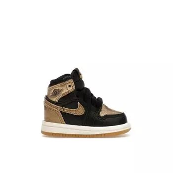 Кроссовки Air Jordan 1 Retro High OG TD Black Gold Baby Sneakers Metallic-Gold Sail FD1413-071 21