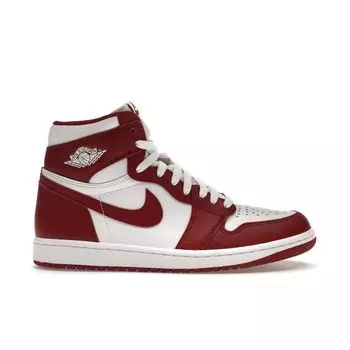 Кроссовки Air Jordan 1 Retro High OG Artisanal Red Unisex, белые, командно-красные DZ5485-160 44