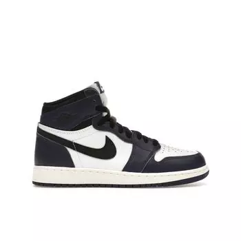 Кроссовки Air Jordan 1 Retro High OG GS Midnight Navy для детей, синие, черные, белые FD1437-401 36