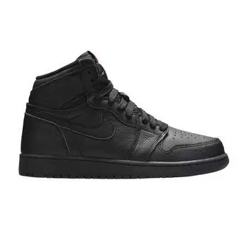 Кроссовки Air Jordan 1 Retro High OG BG Black University Red Kids 575441-022