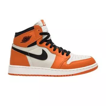 Кроссовки Air Jordan 1 Retro High OG GS Shattered Backboard Away Orange Sail Black 575441-113