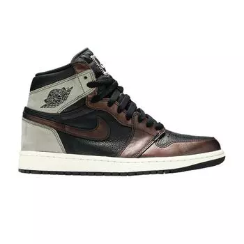 Кроссовки Air Jordan 1 Retro High OG Patina Unisex Black Light-Army Sail 555088-033 36.5