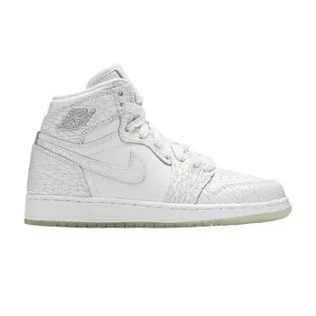 Кроссовки Air Jordan 1 Retro High Premium GS Frost White White-Pure-Platinum 832596-100
