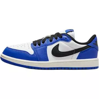 Кроссовки Air Jordan 1 Retro Low OG PS Game Royal Kids Синие Белые Черные FQ5436-140 31