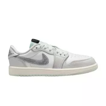 Кроссовки Air Jordan 1 Retro Low OG PS Year of the Snake Kids серые Summit-White Photon-Dust HF3205-100 31