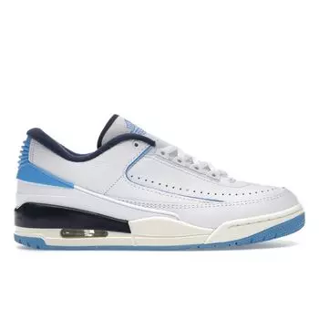 Кроссовки Air Jordan 2/3 UNC Unisex White University-Blue Midnight-Navy FD0383-144 43