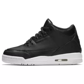 Кроссовки Air Jordan 3 Retro BG Cyber Monday Kids Черный Черно-Белый 398614-020