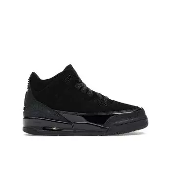 Кроссовки Air Jordan 3 Retro GS Black Cat 2025 для детей темно-угольные DM0967-001 35.5