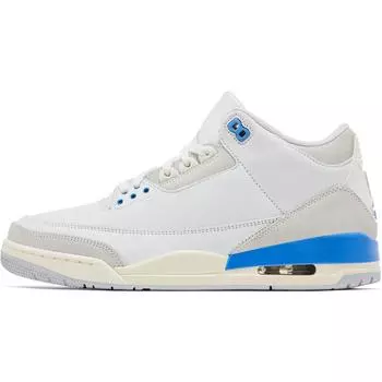 Кроссовки Air Jordan 3 Retro PS Lucky Shorts Kids Sneakers White Summit-White Hydrogen-Blue DM0966-101 31