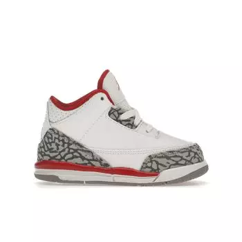 Кроссовки Air Jordan 3 Retro TD Cardinal Red Baby White Light-Curry Cement-Grey 832033-126 23.5