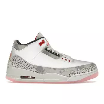 Кроссовки Air Jordan 3 Retro Wings Unisex White Fire-Red Off-White HM6993-100 42